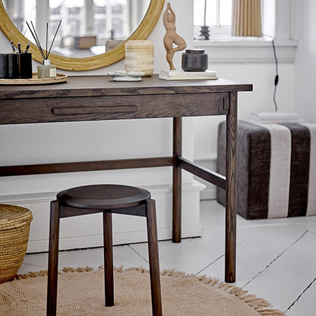 Bureau en bois foncé avec tiroir sur Coup de Cœur Design